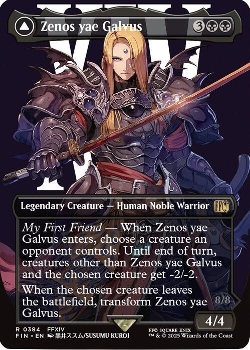 Image for Zenos yae Galvus (Borderless) (384) [FINAL FANTASY] - Magic: The Gathering