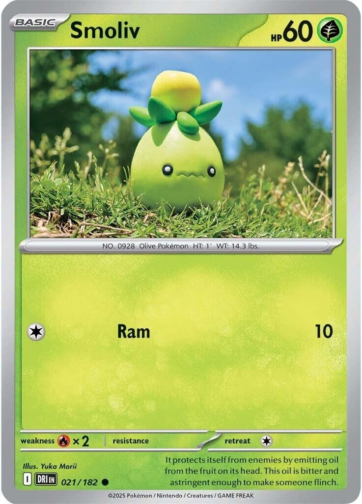 Image for Smoliv (021/182) [SV10: Destined Rivals] - Pokemon