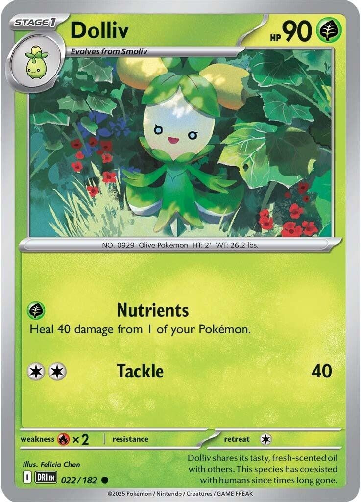 Image for Dolliv (022/182) [SV10: Destined Rivals] - Pokemon