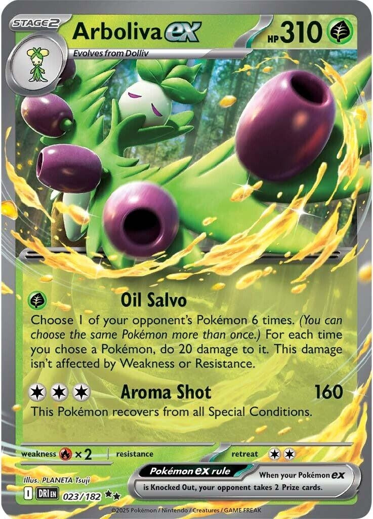 Image for Arboliva ex (023/182) [SV10: Destined Rivals] - Pokemon