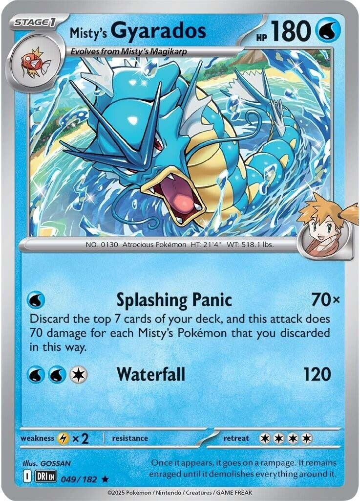 Image for Misty's Gyarados (049/182) [SV10: Destined Rivals] - Pokemon