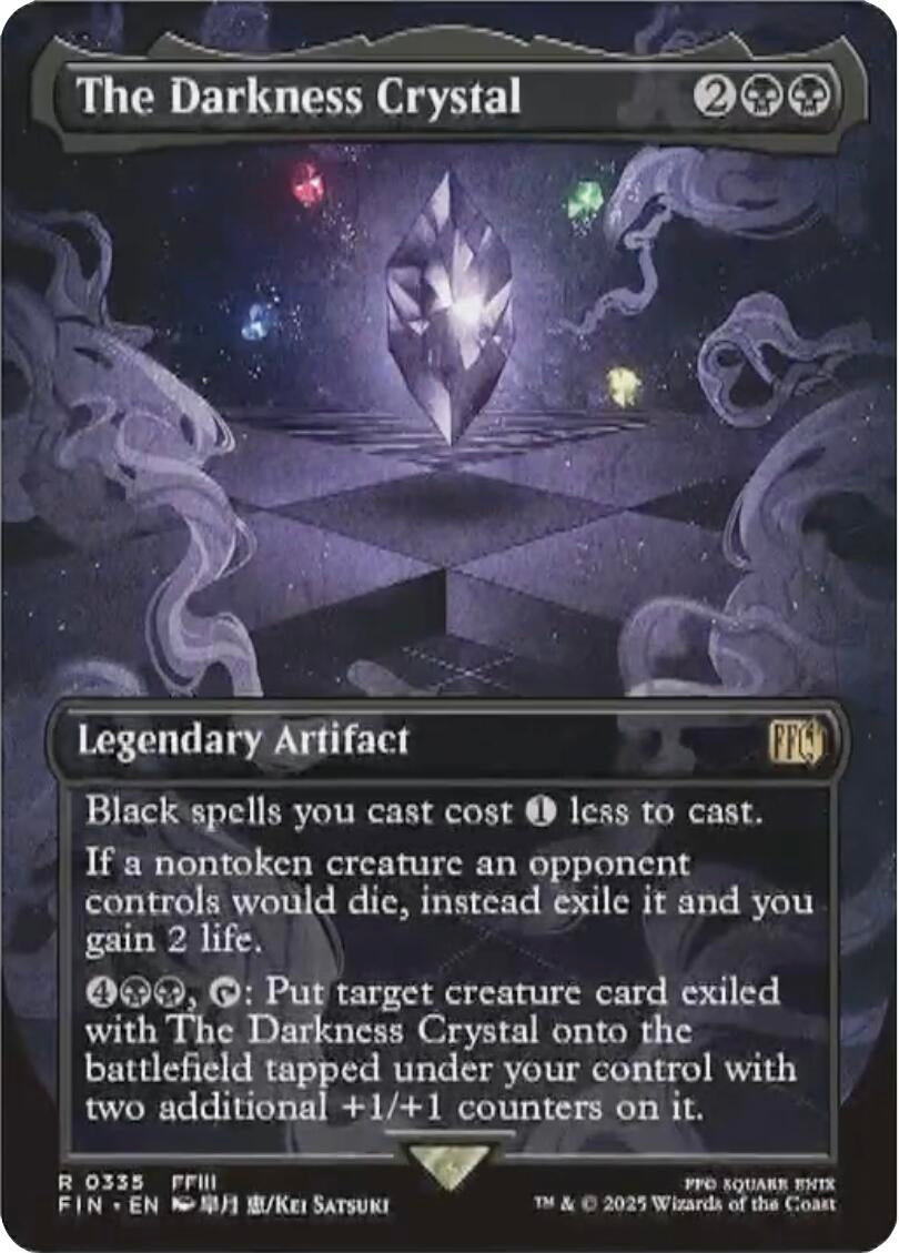 Image for The Darkness Crystal (Borderless) (335) [FINAL FANTASY] - Magic: The Gathering