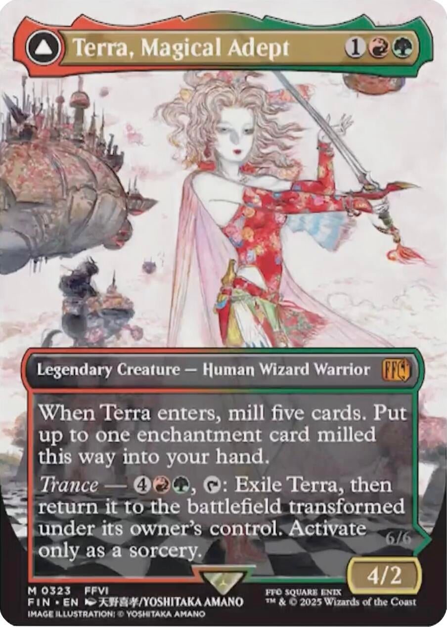 Image for Terra, Magical Adept (Borderless) (323) [FINAL FANTASY] - Magic: The Gathering