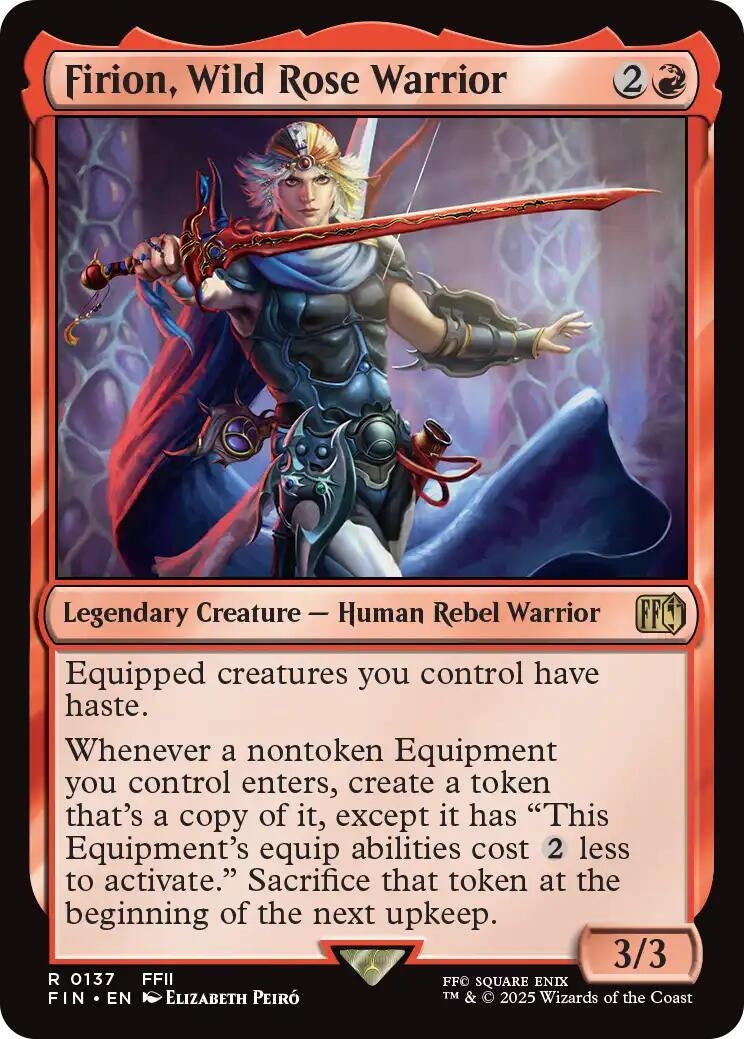 Image for Firion, Wild Rose Warrior (137) [FINAL FANTASY] - Magic: The Gathering
