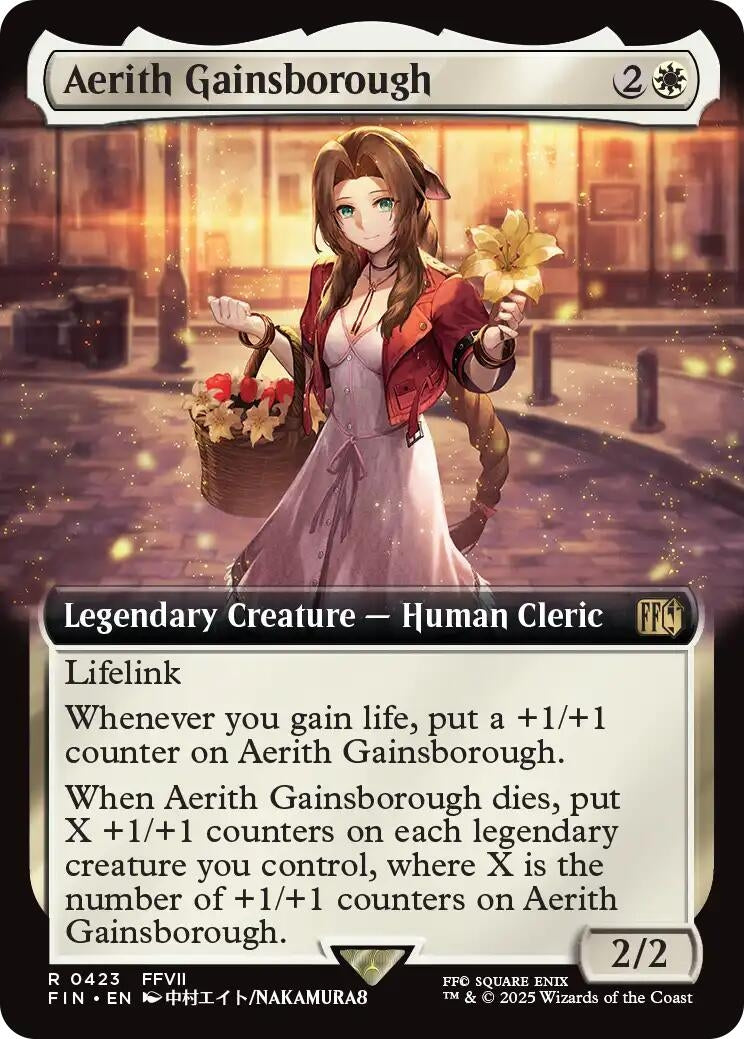 Image for Aerith Gainsborough (Extended Art) (423) [FINAL FANTASY] - Magic: The Gathering