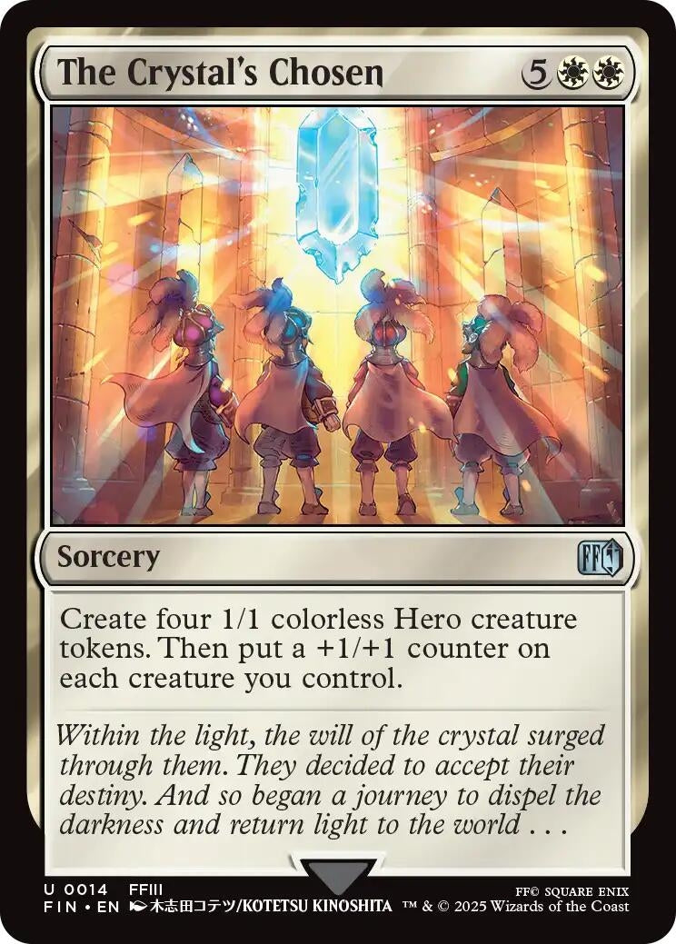 Image for The Crystal's Chosen (14) [FINAL FANTASY] - Magic: The Gathering