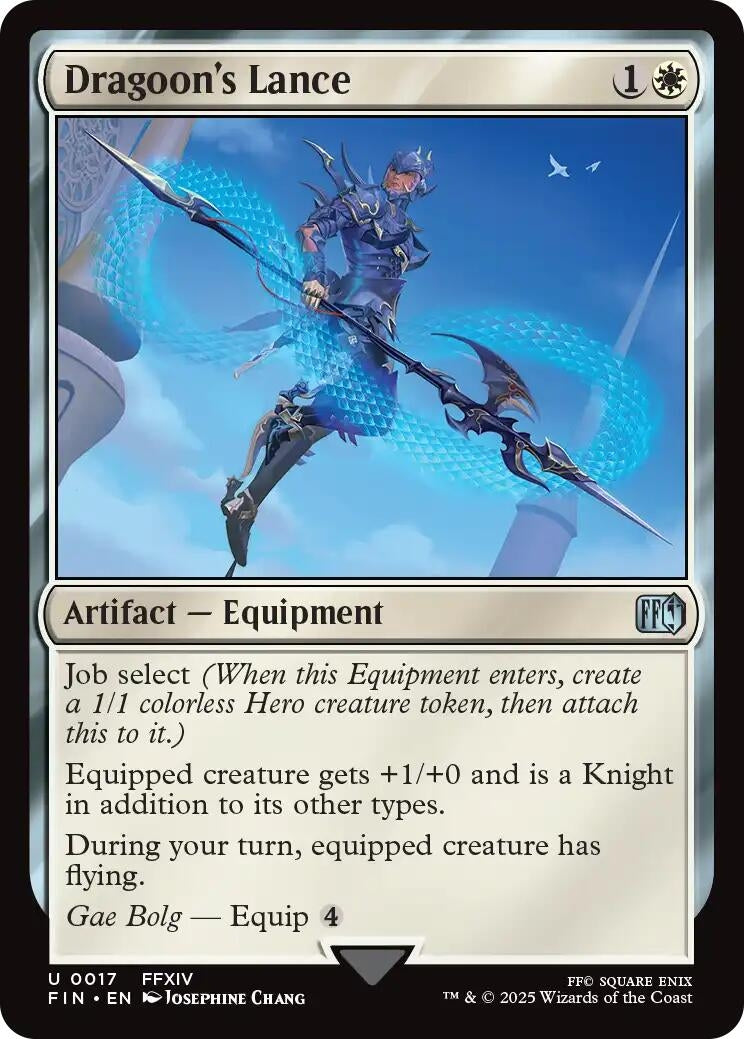 Image for Dragoon's Lance (17) [FINAL FANTASY] - Magic: The Gathering