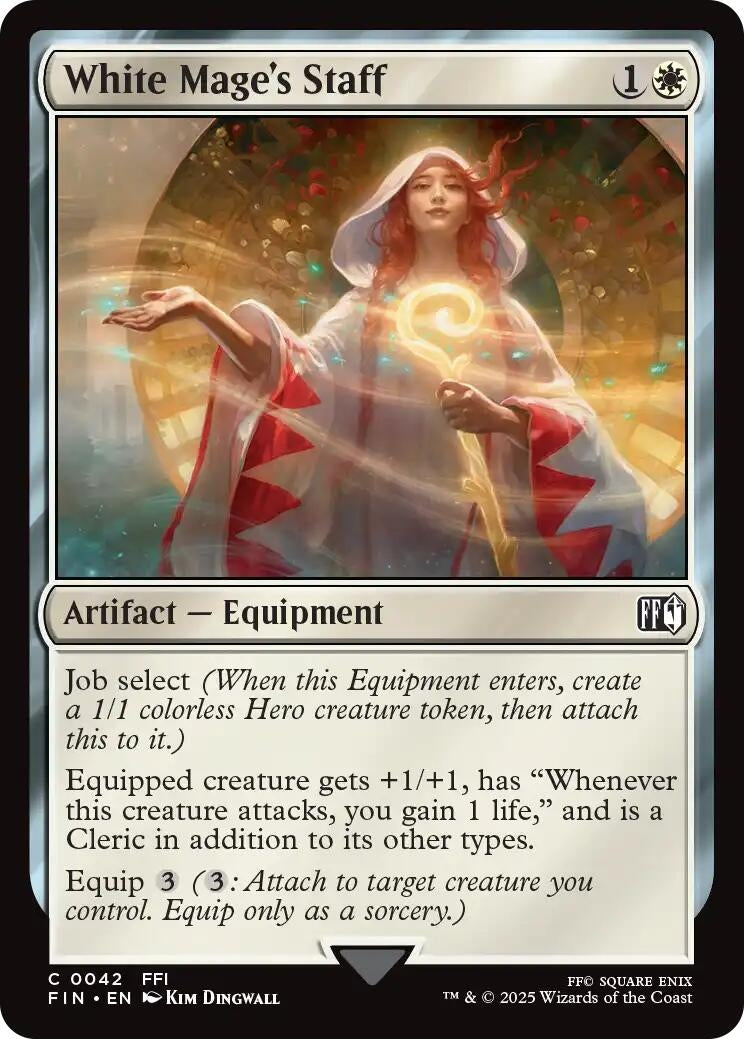 Image for White Mage's Staff (42) [FINAL FANTASY] - Magic: The Gathering