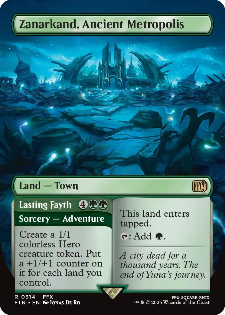 Image for Zanarkand, Ancient Metropolis (Borderless) (314) [FINAL FANTASY] - Magic: The Gathering