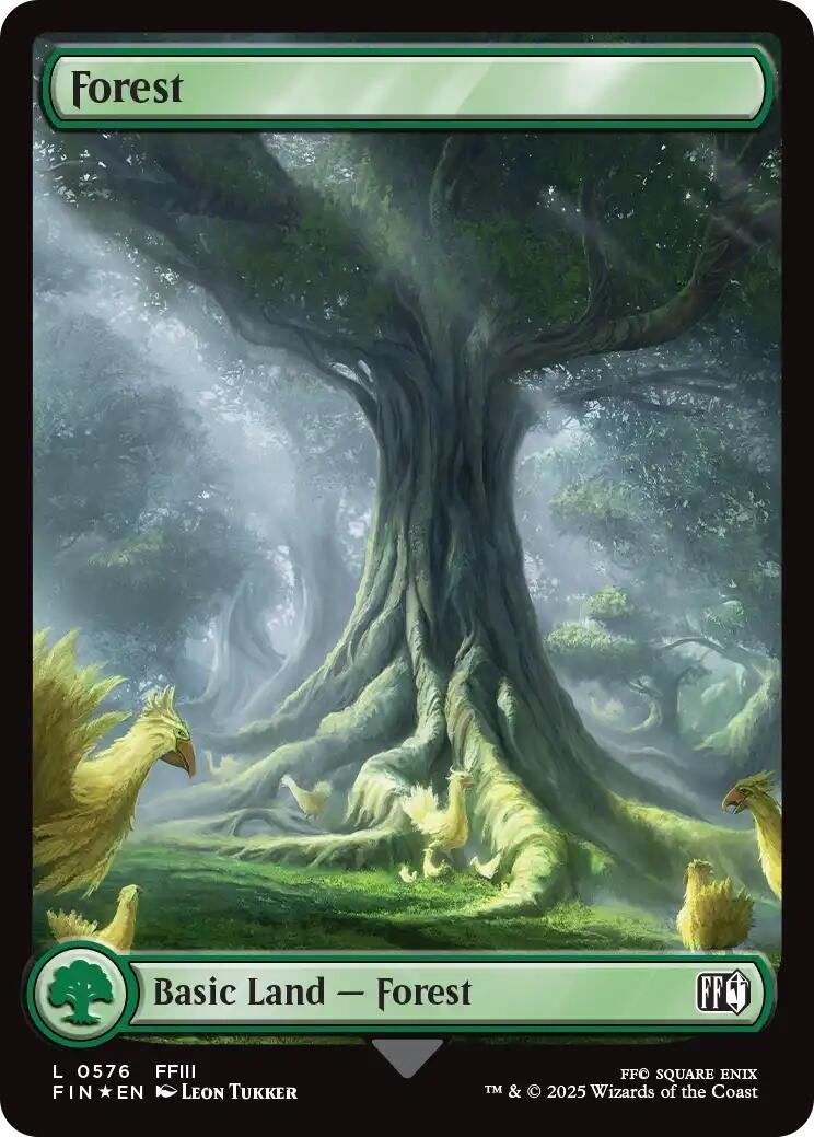 Image for Forest (0576) (Surge Foil) (576) [FINAL FANTASY] - Magic: The Gathering