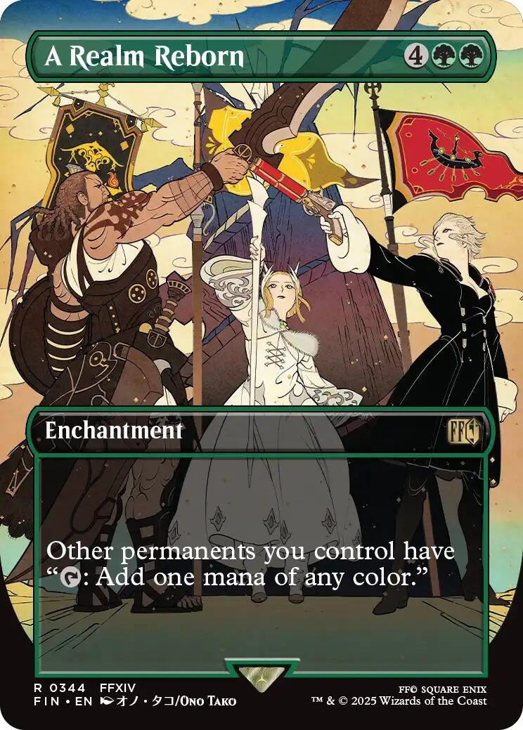 Image for A Realm Reborn (Borderless) (344) [FINAL FANTASY] - Magic: The Gathering