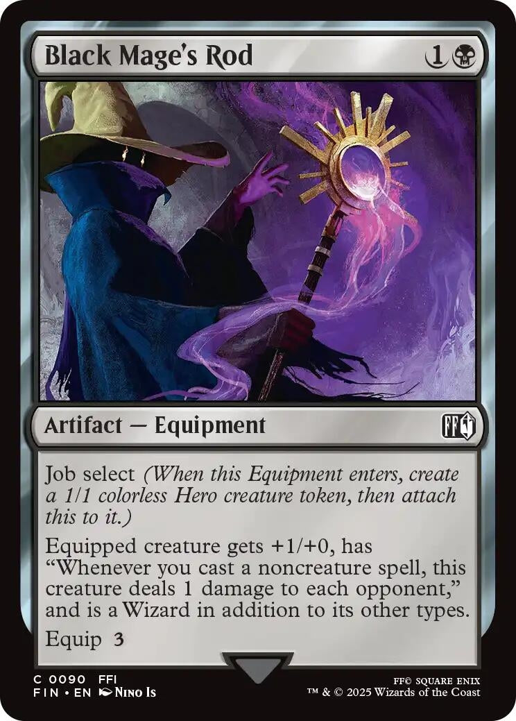 Image for Black Mage's Rod (90) [FINAL FANTASY] - Magic: The Gathering