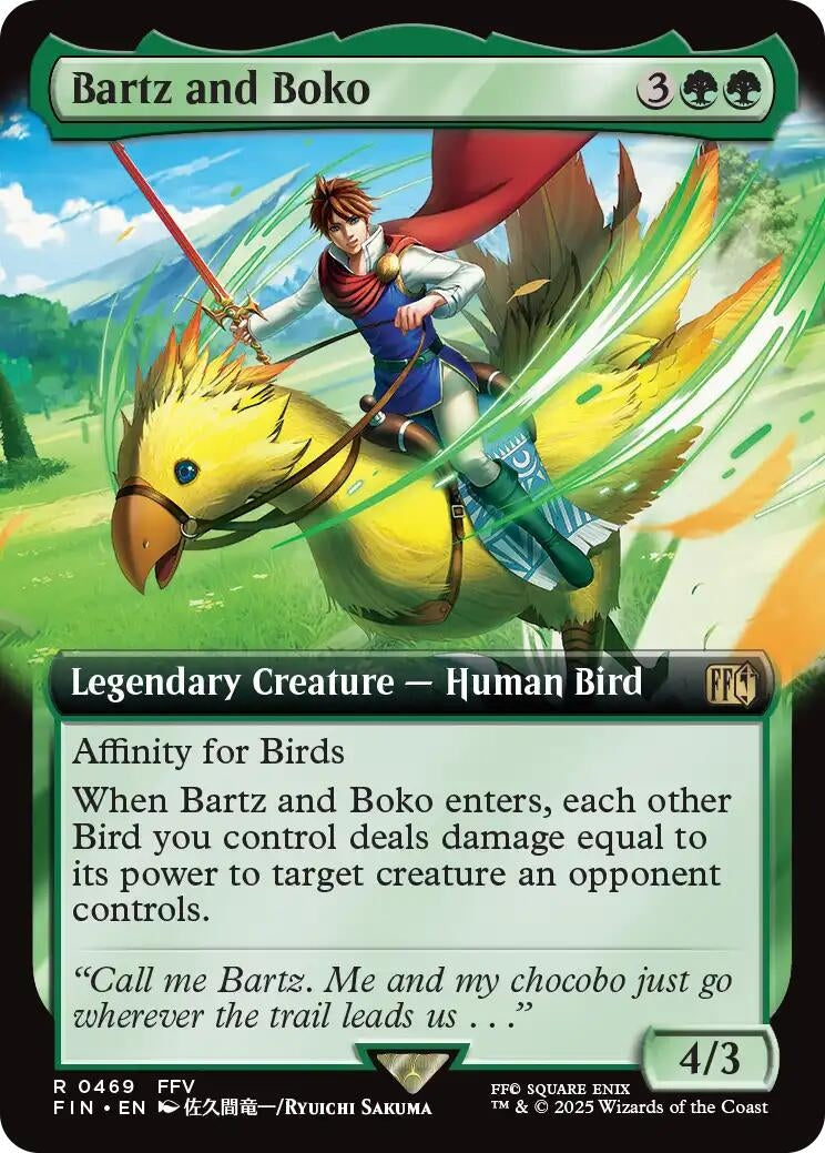 Image for Bartz and Boko (Extended Art) (469) [FINAL FANTASY] - Magic: The Gathering