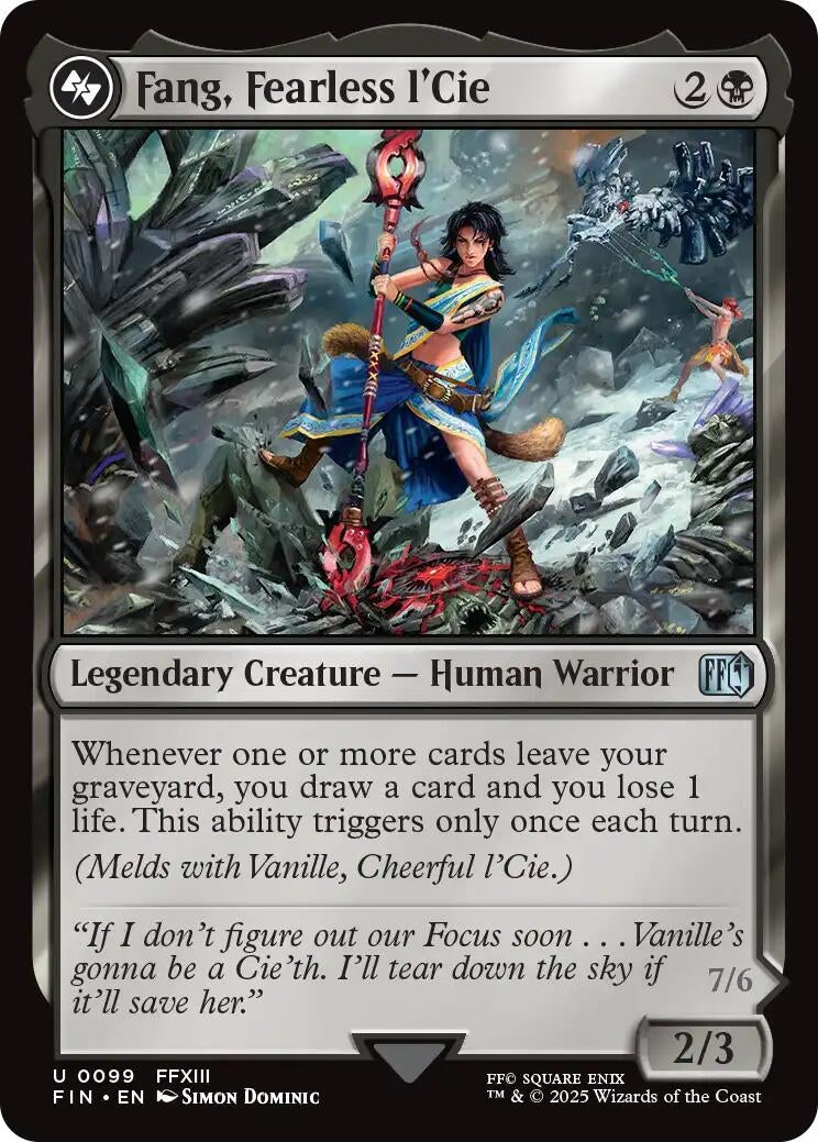 Image for Fang, Fearless l'Cie (99) [FINAL FANTASY] - Magic: The Gathering