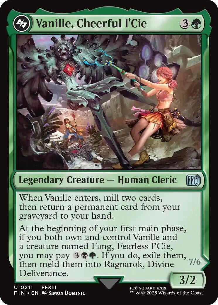 Image for Vanille, Cheerful l'Cie (211) [FINAL FANTASY] - Magic: The Gathering