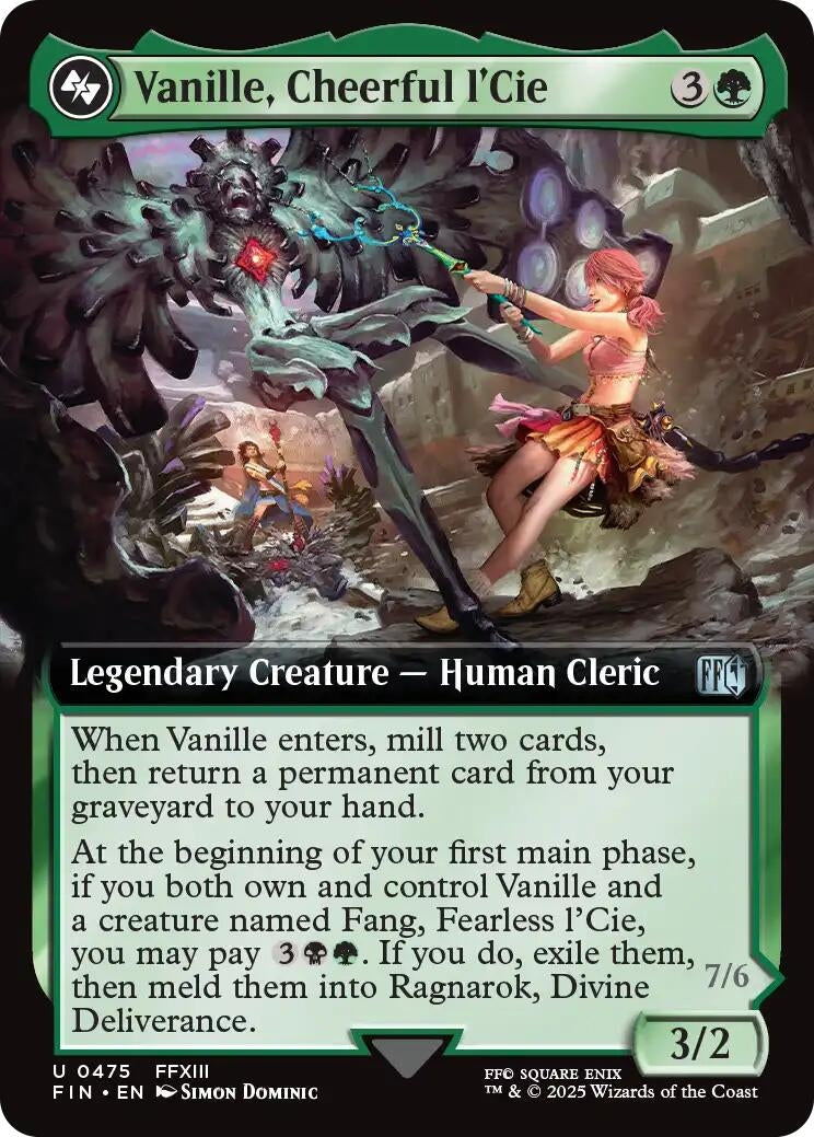 Image for Vanille, Cheerful l'Cie (Extended Art) (475) [FINAL FANTASY] - Magic: The Gathering