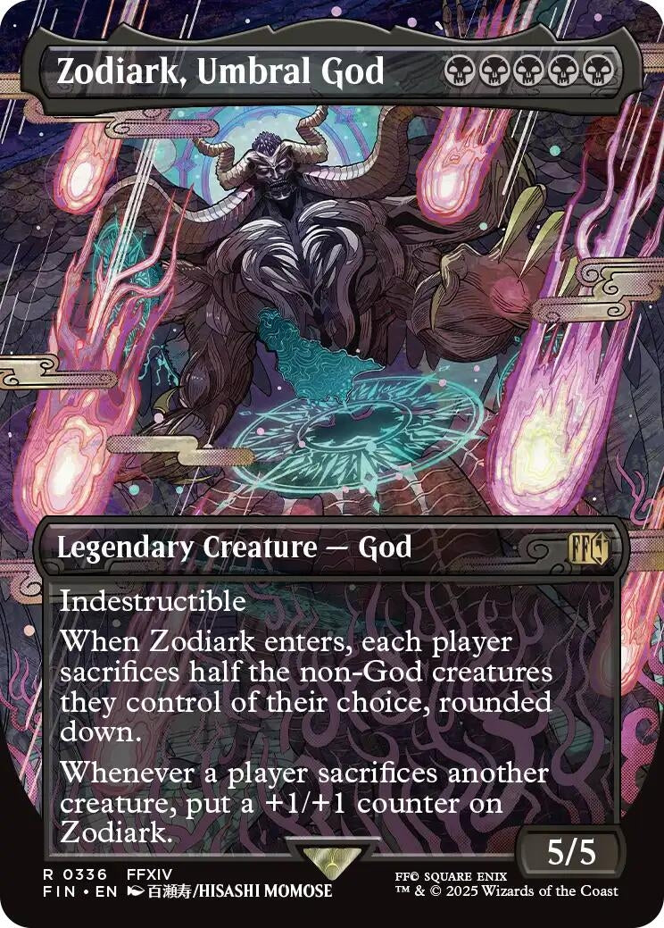 Image for Zodiark, Umbral God (Borderless) (336) [FINAL FANTASY] - Magic: The Gathering