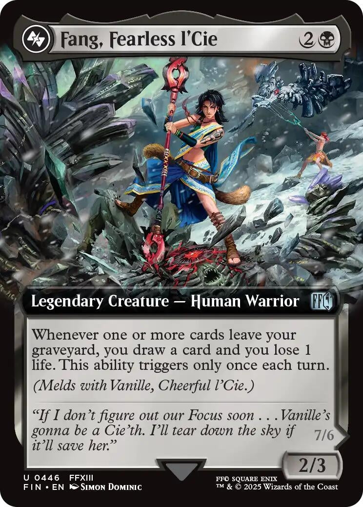 Image for Fang, Fearless l'Cie (Extended Art) (446) [FINAL FANTASY] - Magic: The Gathering