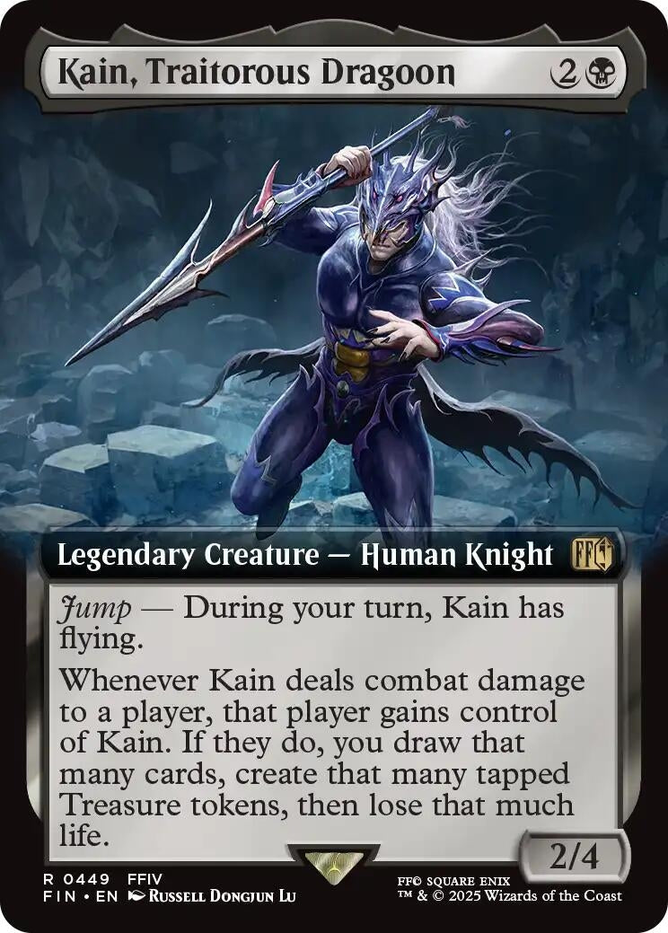 Image for Kain, Traitorous Dragoon (Extended Art) (449) [FINAL FANTASY] - Magic: The Gathering