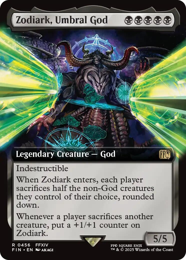 Image for Zodiark, Umbral God (Extended Art) (456) [FINAL FANTASY] - Magic: The Gathering