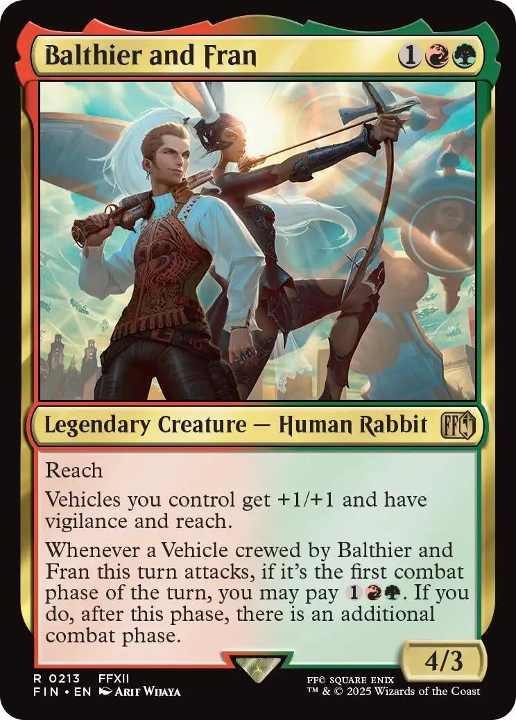 Image for Balthier and Fran (213) [FINAL FANTASY] - Magic: The Gathering