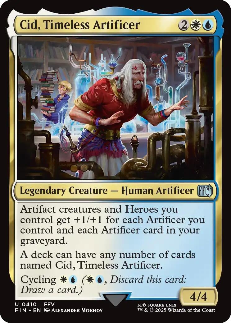 Image for Cid, Timeless Artificer (0410) (410) [FINAL FANTASY] - Magic: The Gathering