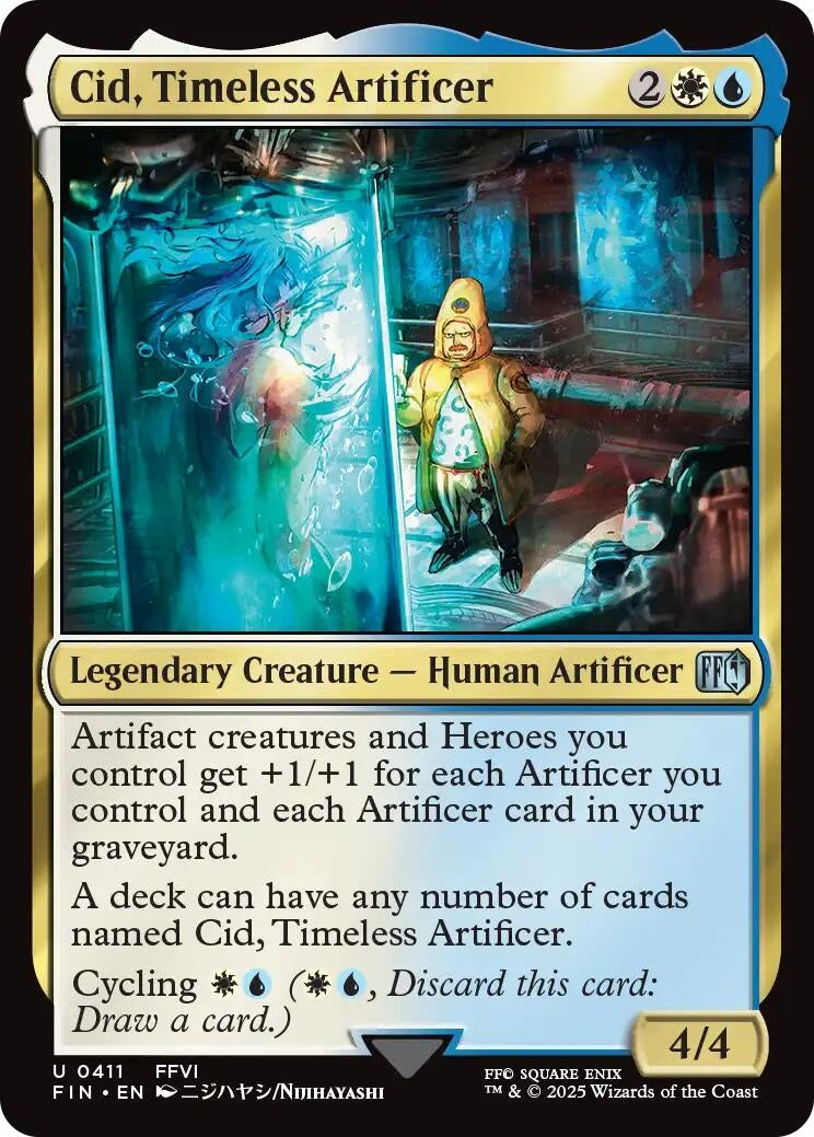 Image for Cid, Timeless Artificer (0411) (411) [FINAL FANTASY] - Magic: The Gathering