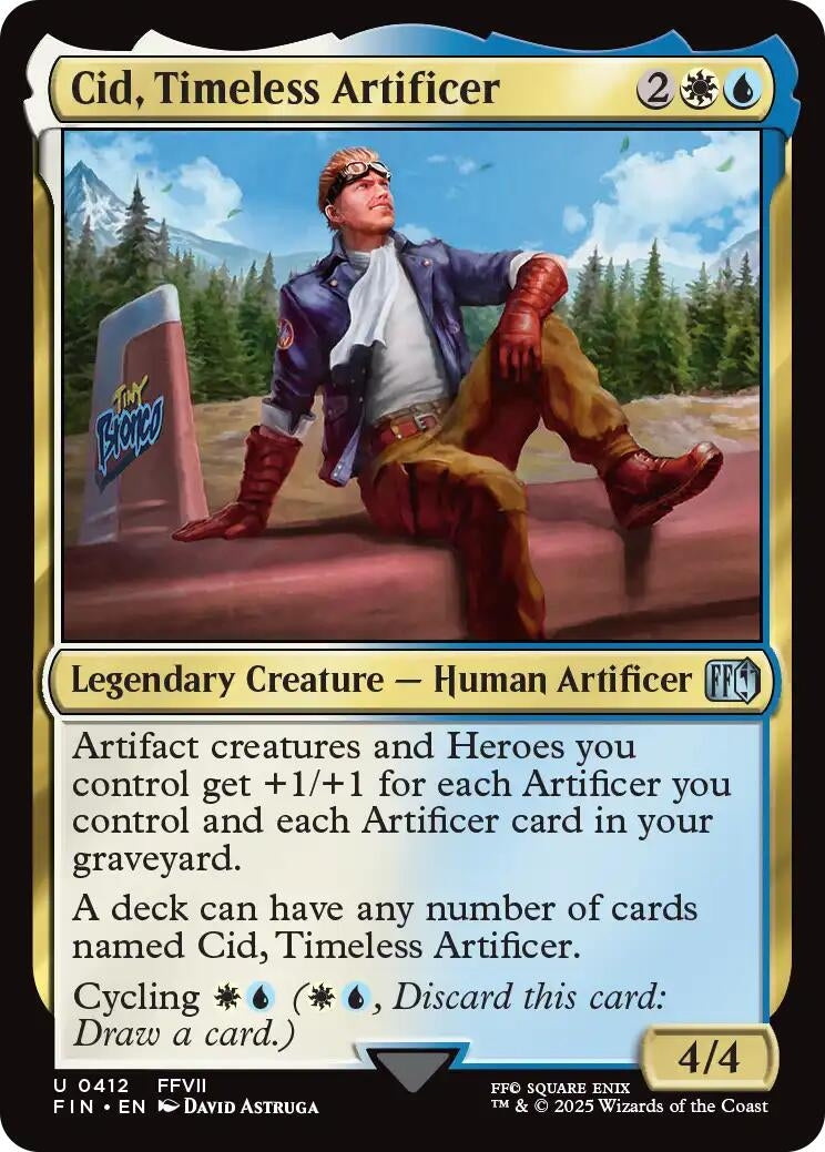 Image for Cid, Timeless Artificer (0412) (412) [FINAL FANTASY] - Magic: The Gathering