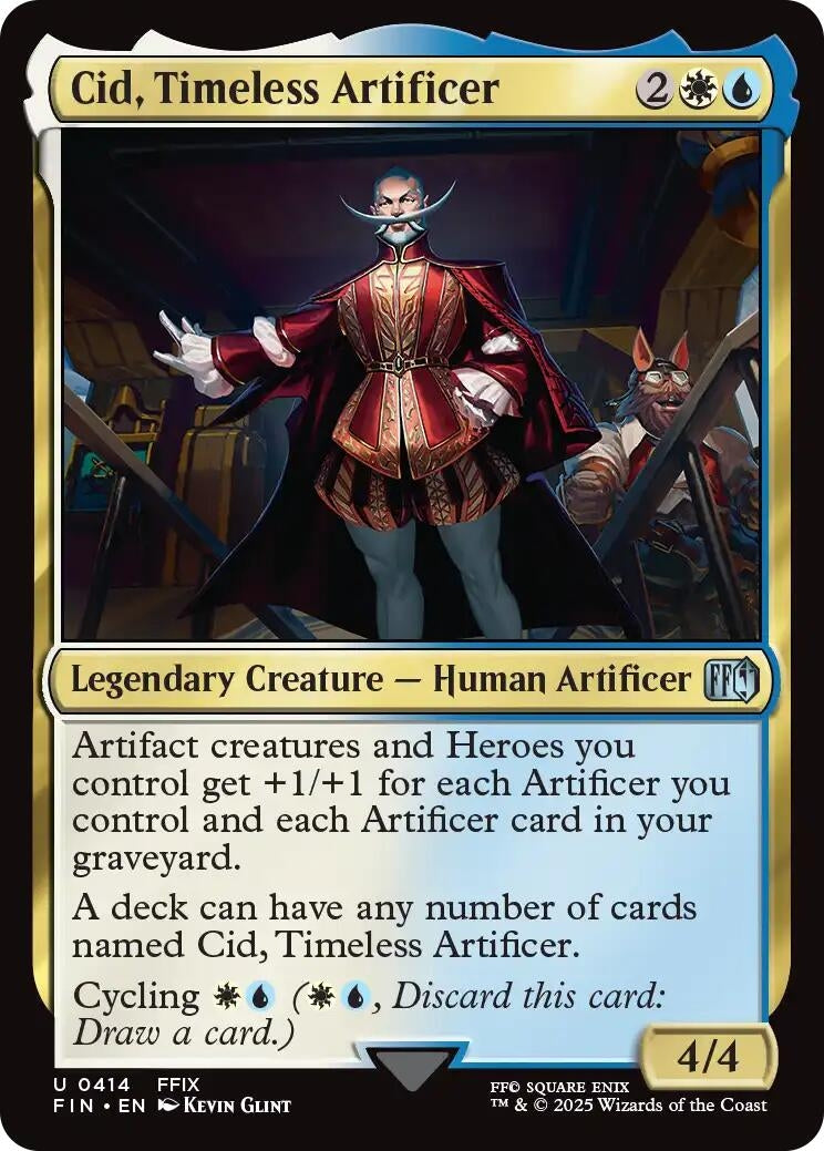 Image for Cid, Timeless Artificer (0414) (414) [FINAL FANTASY] - Magic: The Gathering