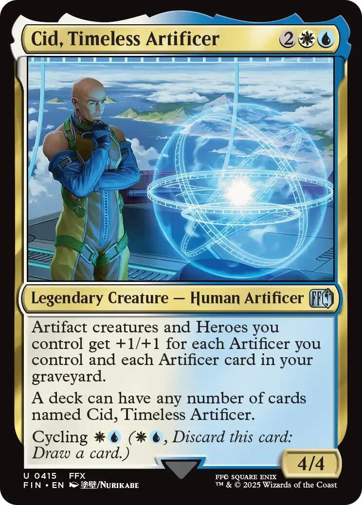 Image for Cid, Timeless Artificer (0415) (415) [FINAL FANTASY] - Magic: The Gathering