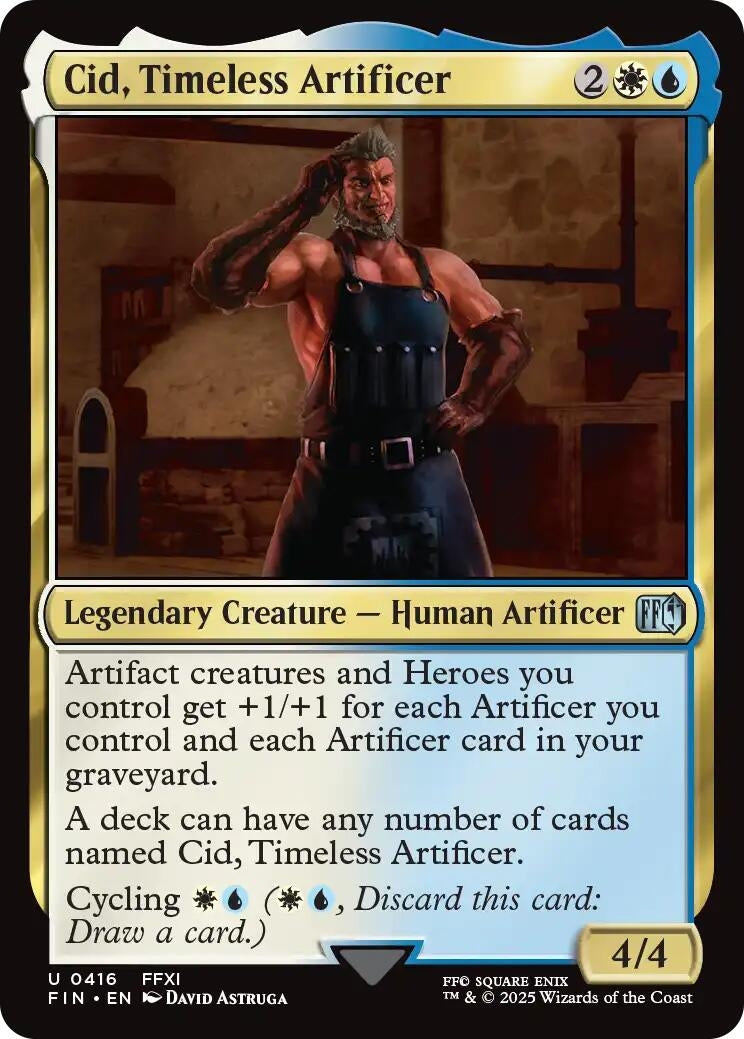 Image for Cid, Timeless Artificer (0416) (416) [FINAL FANTASY] - Magic: The Gathering