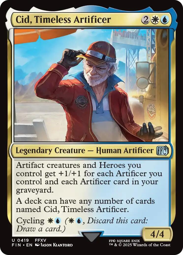 Image for Cid, Timeless Artificer (0419) (419) [FINAL FANTASY] - Magic: The Gathering