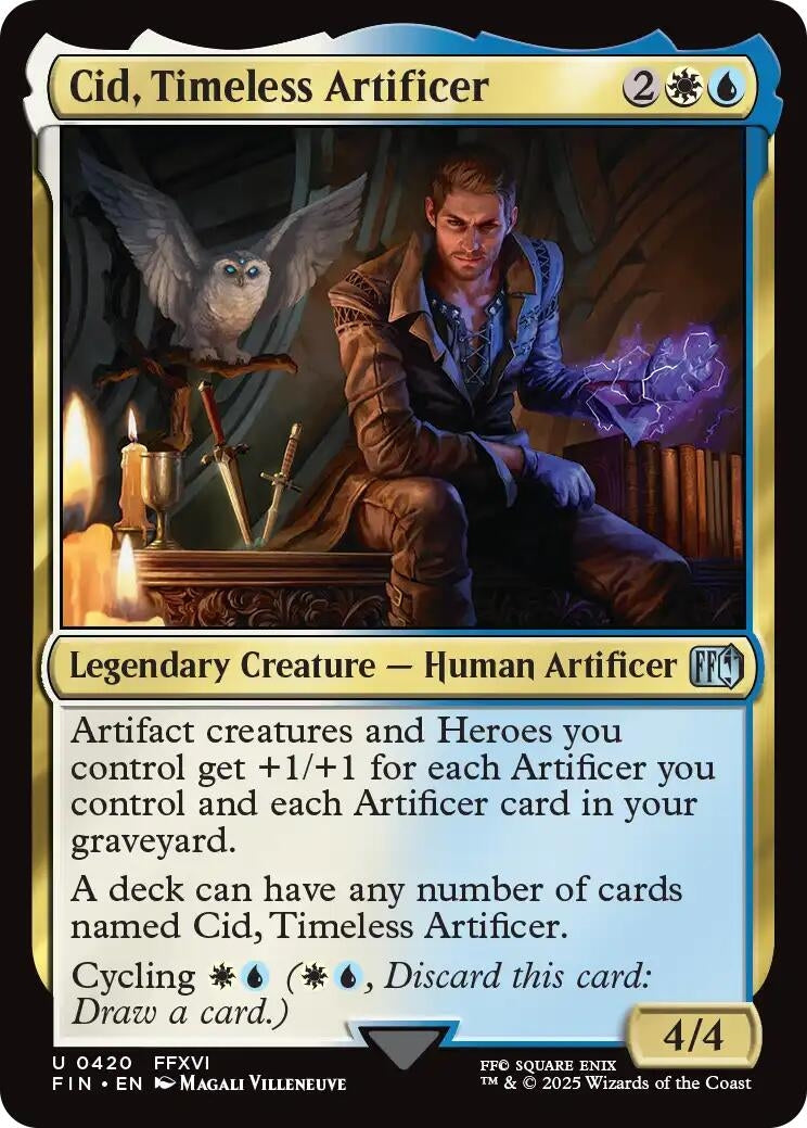 Image for Cid, Timeless Artificer (0420) (420) [FINAL FANTASY] - Magic: The Gathering