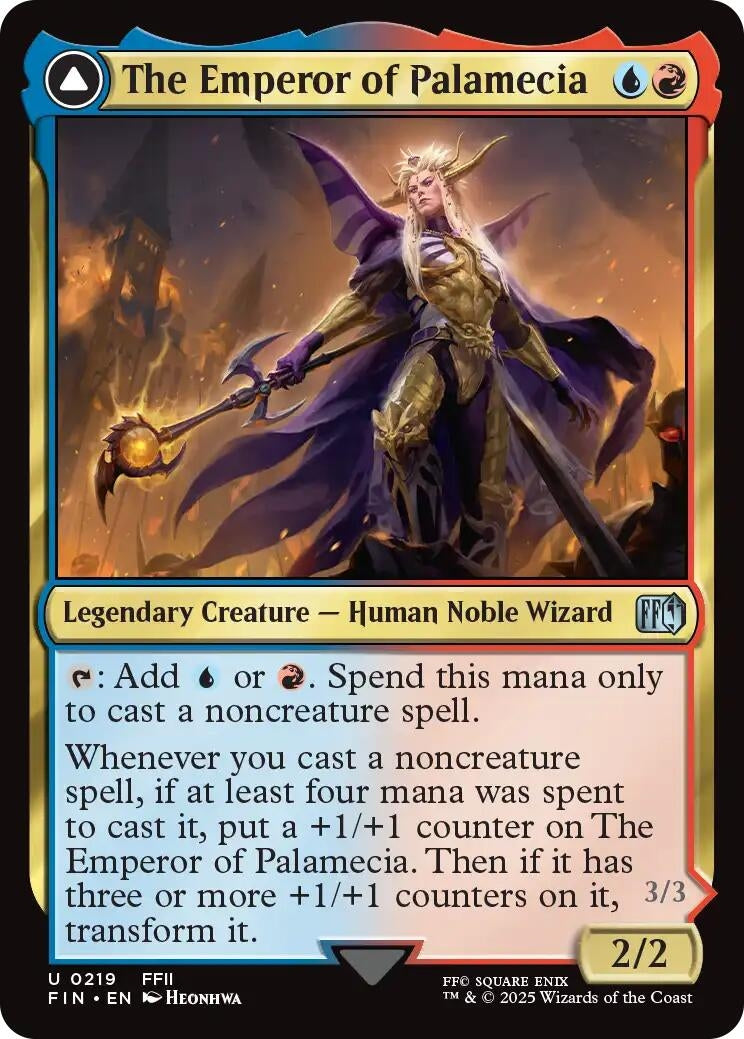 Image for The Emperor of Palamecia (219) [FINAL FANTASY] - Magic: The Gathering