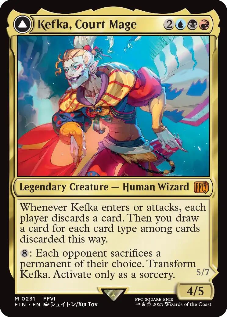 Image for Kefka, Court Mage (231) [FINAL FANTASY] - Magic: The Gathering