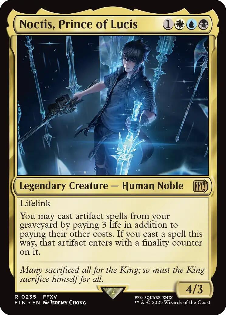 Image for Noctis, Prince of Lucis (235) [FINAL FANTASY] - Magic: The Gathering