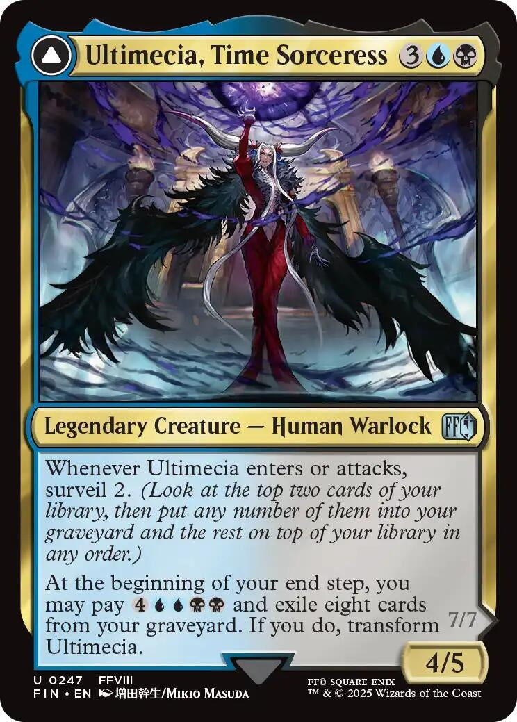 Image for Ultimecia, Time Sorceress (247) [FINAL FANTASY] - Magic: The Gathering