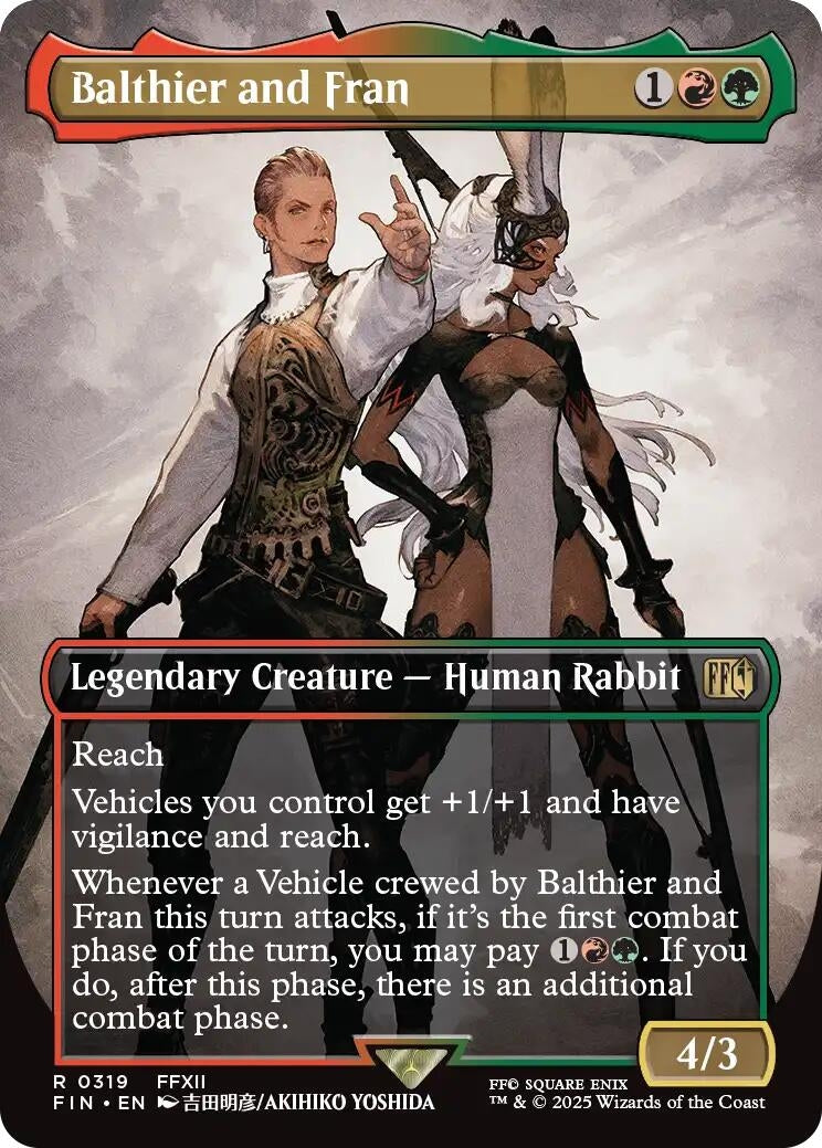 Image for Balthier and Fran (0319) (Borderless) (319) [FINAL FANTASY] - Magic: The Gathering
