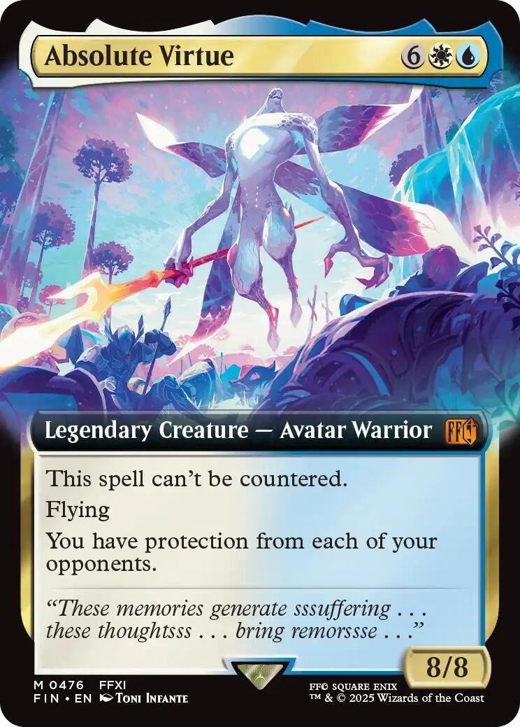 Image for Absolute Virtue (Extended Art) (476) [FINAL FANTASY] - Magic: The Gathering