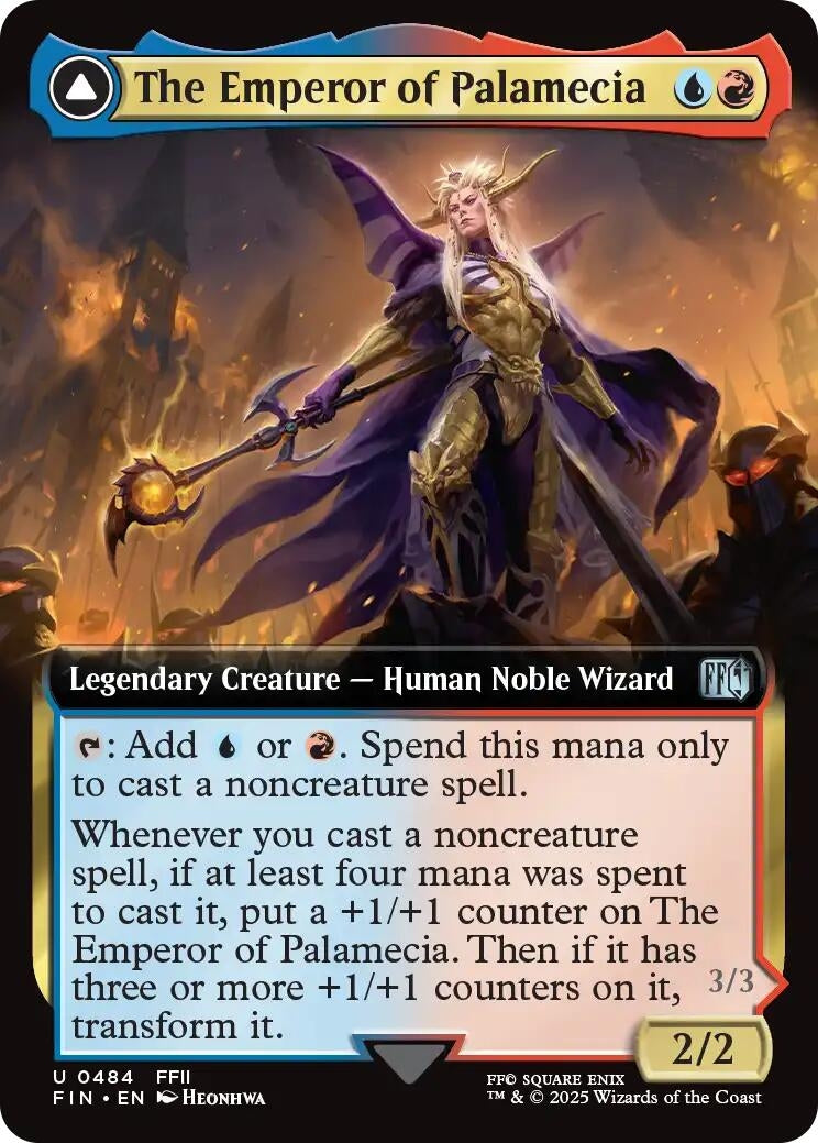 Image for The Emperor of Palamecia (Extended Art) (484) [FINAL FANTASY] - Magic: The Gathering