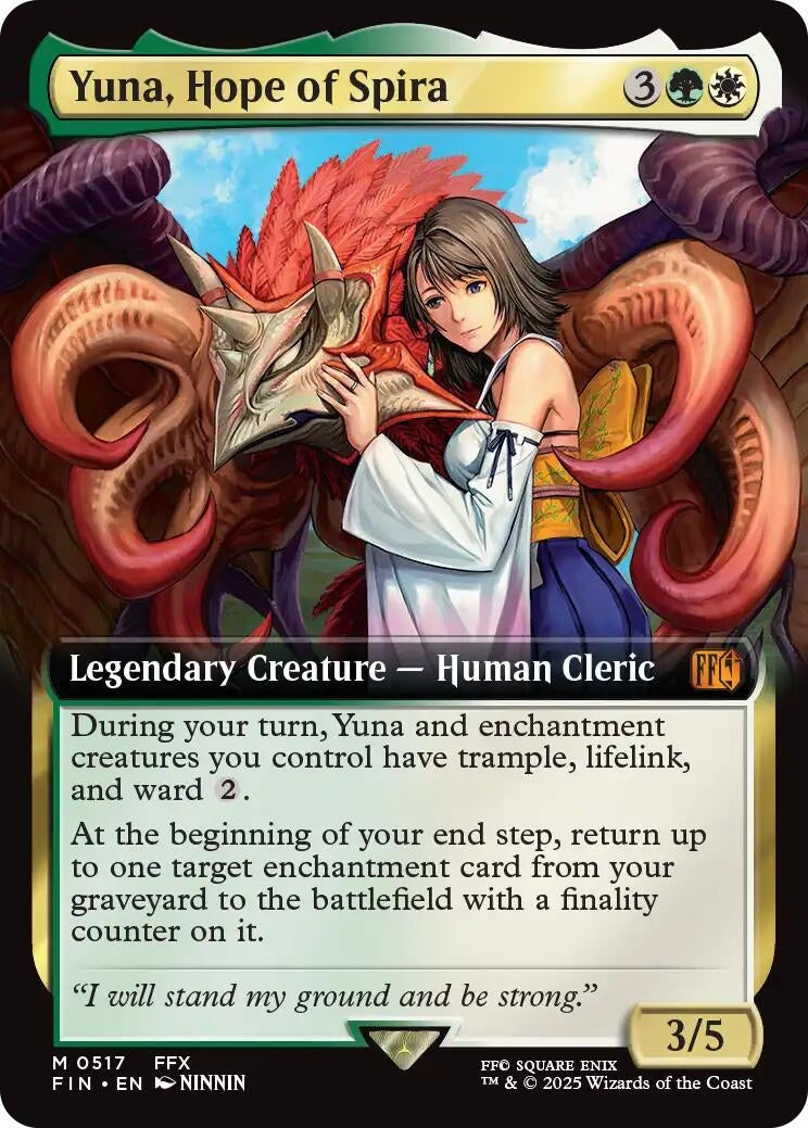 Image for Yuna, Hope of Spira (Extended Art) (517) [FINAL FANTASY] - Magic: The Gathering