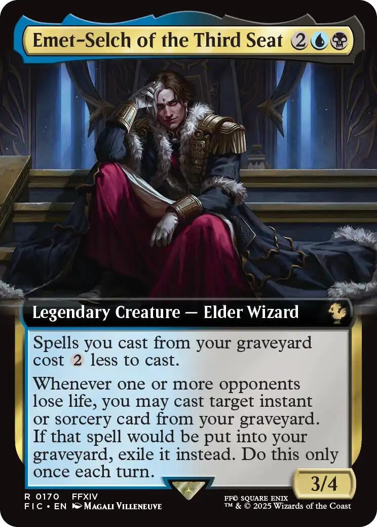Image for Emet-Selch of the Third Seat (Extended Art) (170) [FINAL FANTASY] - Magic: The Gathering