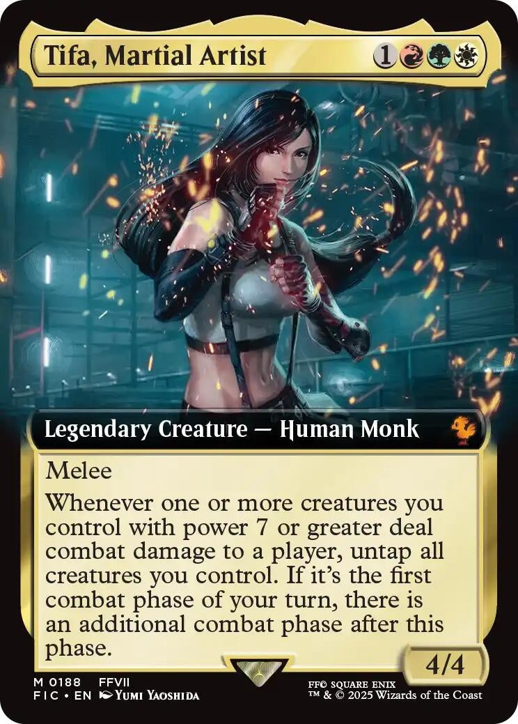 Image for Tifa, Martial Artist (Extended Art) (188) [FINAL FANTASY] - Magic: The Gathering