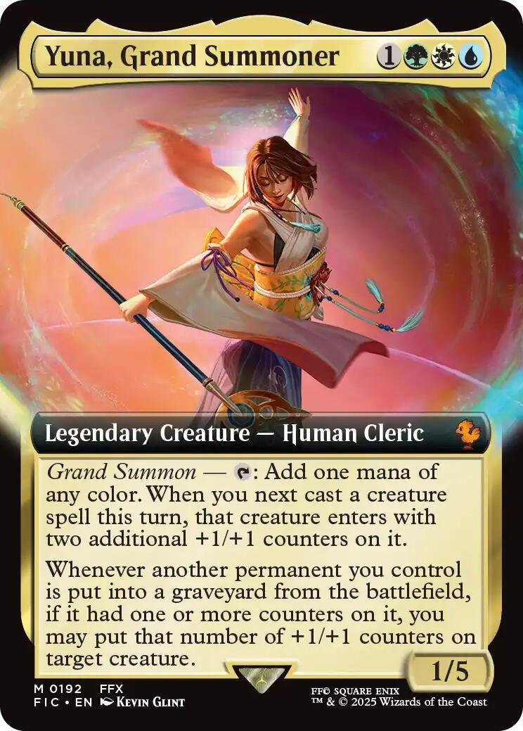Image for Yuna, Grand Summoner (Extended Art) (192) [FINAL FANTASY] - Magic: The Gathering