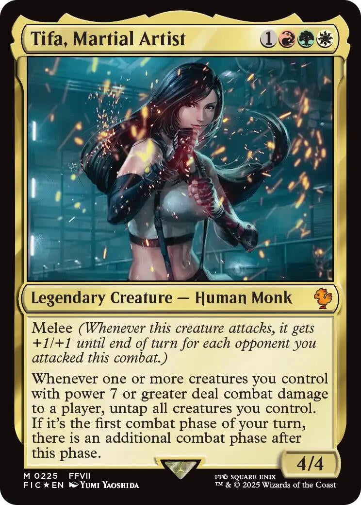 Image for Tifa, Martial Artist (Surge Foil) (225) [FINAL FANTASY] - Magic: The Gathering