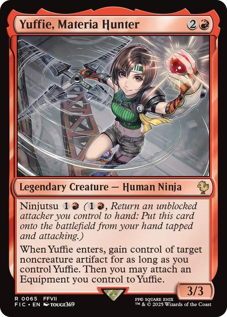 Image for Yuffie, Materia Hunter (65) [FINAL FANTASY] - Magic: The Gathering