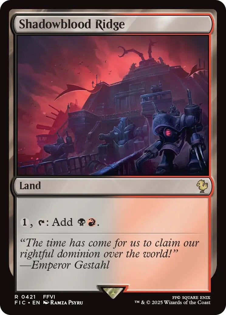 Image for Shadowblood Ridge (421) [FINAL FANTASY] - Magic: The Gathering