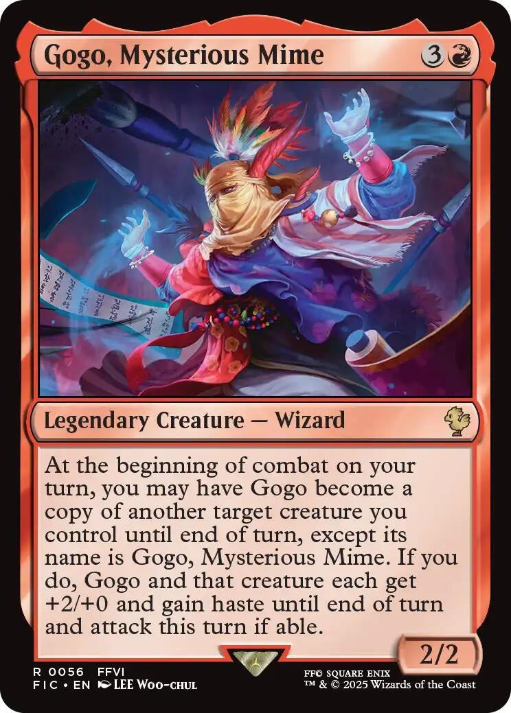 Image for Gogo, Mysterious Mime (56) [FINAL FANTASY] - Magic: The Gathering