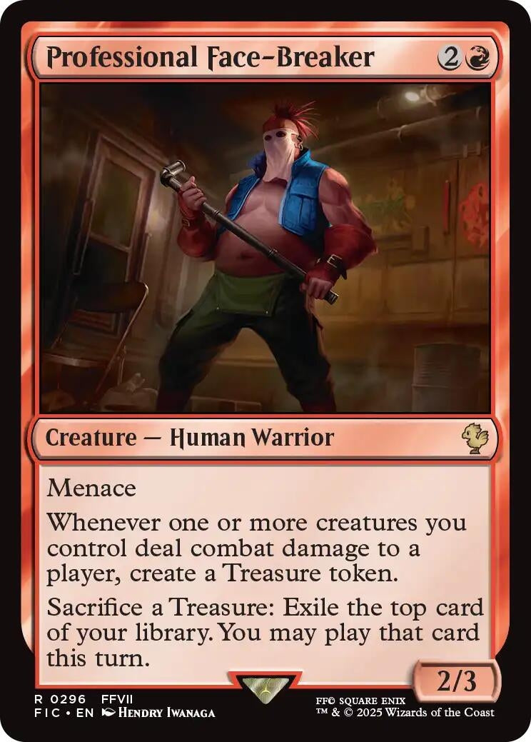 Image for Professional Face-Breaker (296) [FINAL FANTASY] - Magic: The Gathering