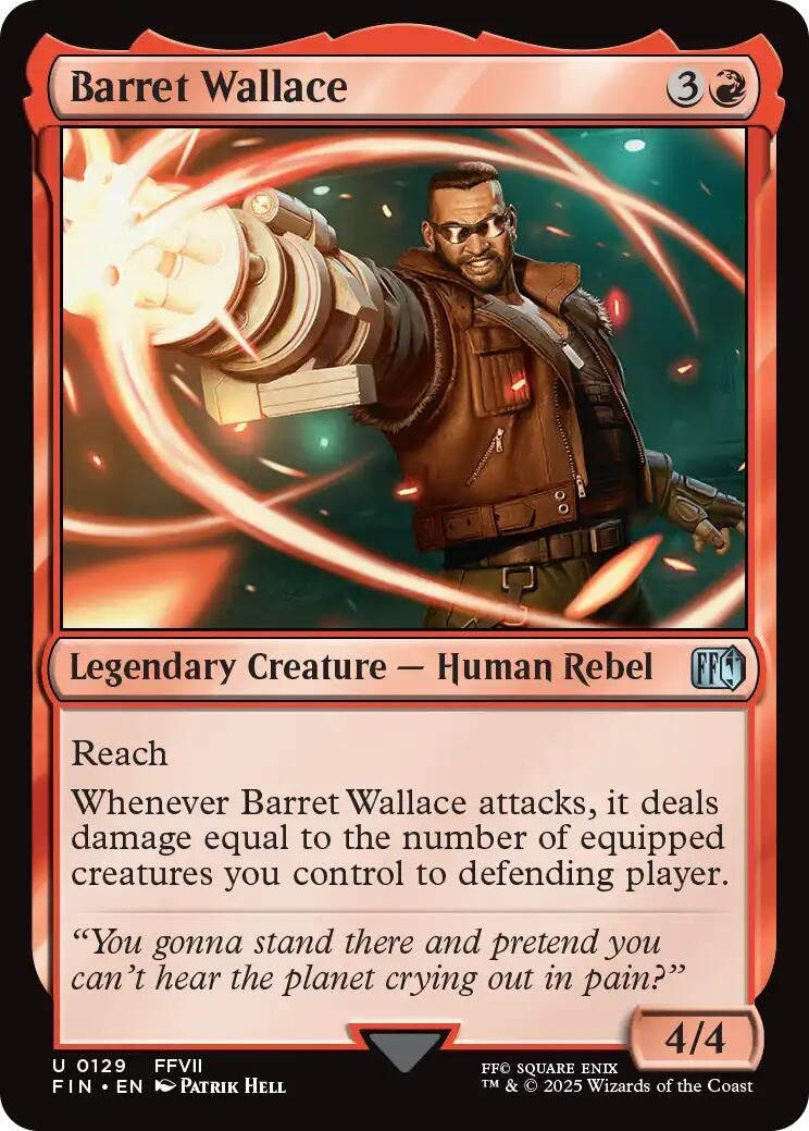Image for Barret Wallace (129) [FINAL FANTASY] - Magic: The Gathering